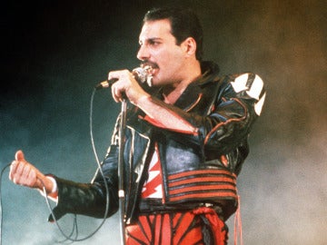 Freddie Mercury, en un concierto en Sidney.