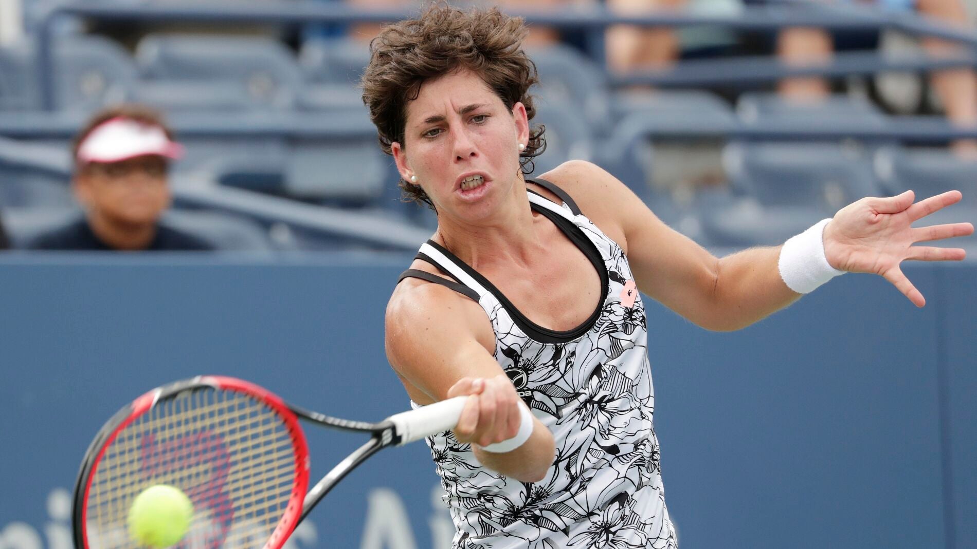 Carla Su&aacute;rez, eliminada en los octavos del US Open.