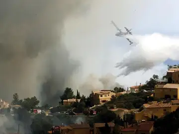 Incendio en Benitatxell y Jávea Incendio en Benitatxell y Jávea