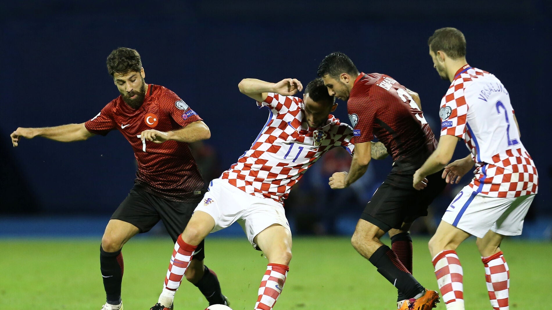 Croacia y Turqu&iacute;a empatan en su camino hacia Rusia (1-1).
