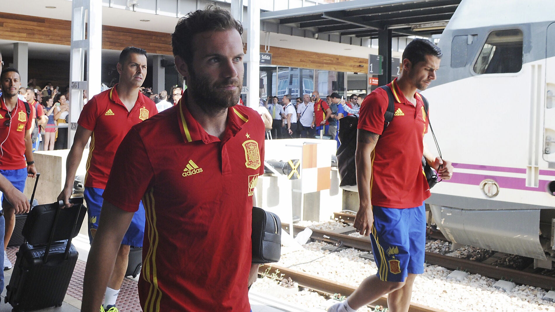 Mata con la selecci&oacute;n espa&ntilde;ola.