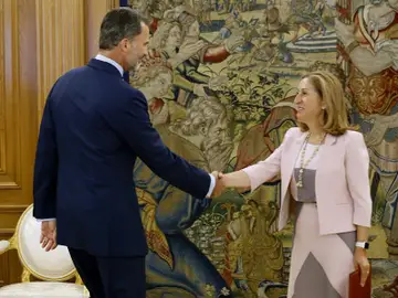 El Rey recibe a Ana Pastor El Rey recibe a Ana Pastor