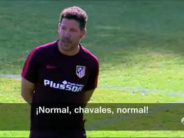 Frame 6.567986 de: Simeome, muy activo en el entrenamiento atlético: "¡Movedlos que están cansados!" Frame 6.567986 de: Simeome, muy activo en el entrenamiento atlético: "¡Movedlos que están cansados!"