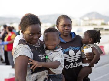 Inmigrantes rescatados en las costas andaluzas