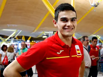 El velocista Bruno Hortelano El velocista Bruno Hortelano