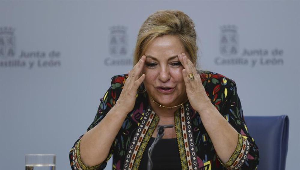 La vicepresidenta de la Junta de Castilla y León, Rosa Valdeón