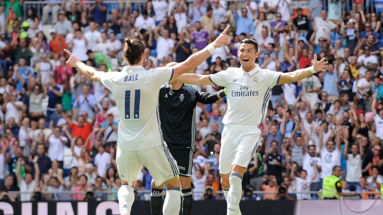 Festival goleador del Real Madrid ante Osasuna en el regreso de Cristiano