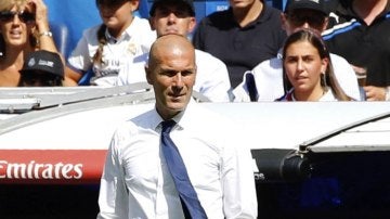 Zidane, en la banda