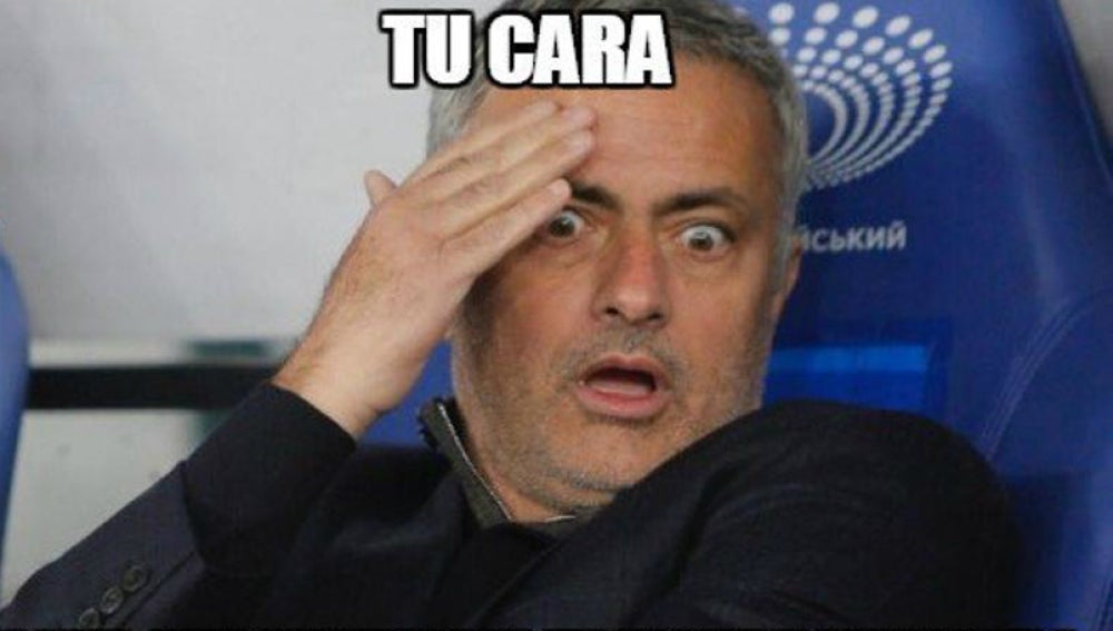 'Meme' de Mourinho tras el derbi de Manchester