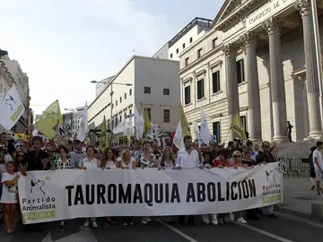Manifestación antitaurina Manifestación antitaurina