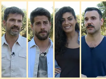 Luis Fernández, Nya de la Rubia, Miquel Fernández y Rodolfo Sancho Luis Fernández, Nya de la Rubia, Miquel Fernández y Rodolfo Sancho