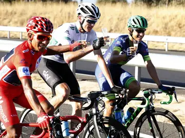 Quintana, Froome y Chaves, en la Vuelta Quintana, Froome y Chaves, en la Vuelta