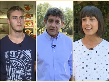 Andrea del Río, Patrick Criado y Pedro Casablanc Andrea del Río, Patrick Criado y Pedro Casablanc