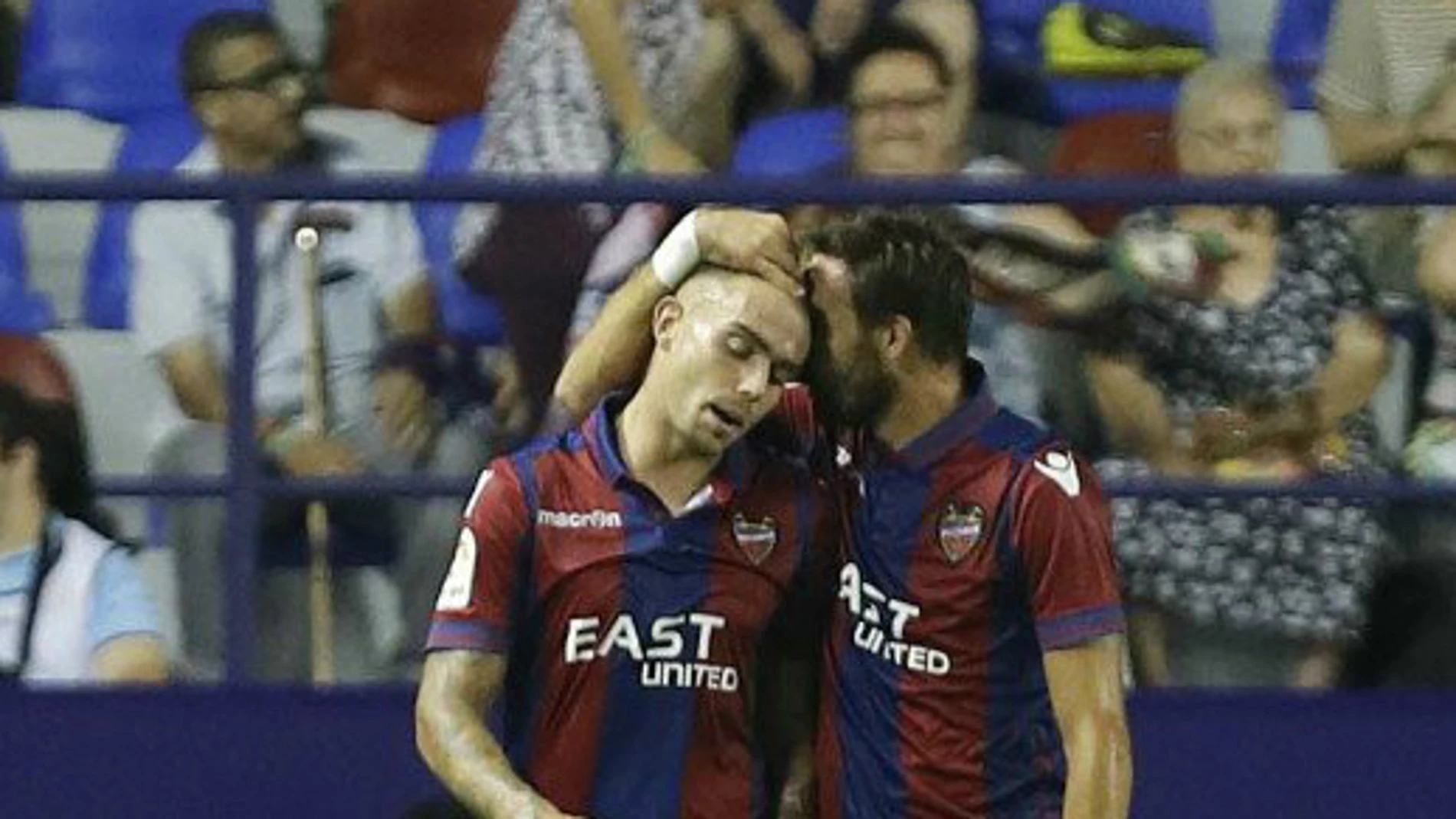 El Levante celebra un gol El Levante celebra un gol