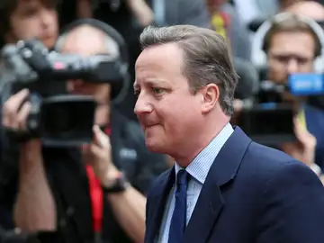 El exprimer ministro británico David Cameron El exprimer ministro británico David Cameron