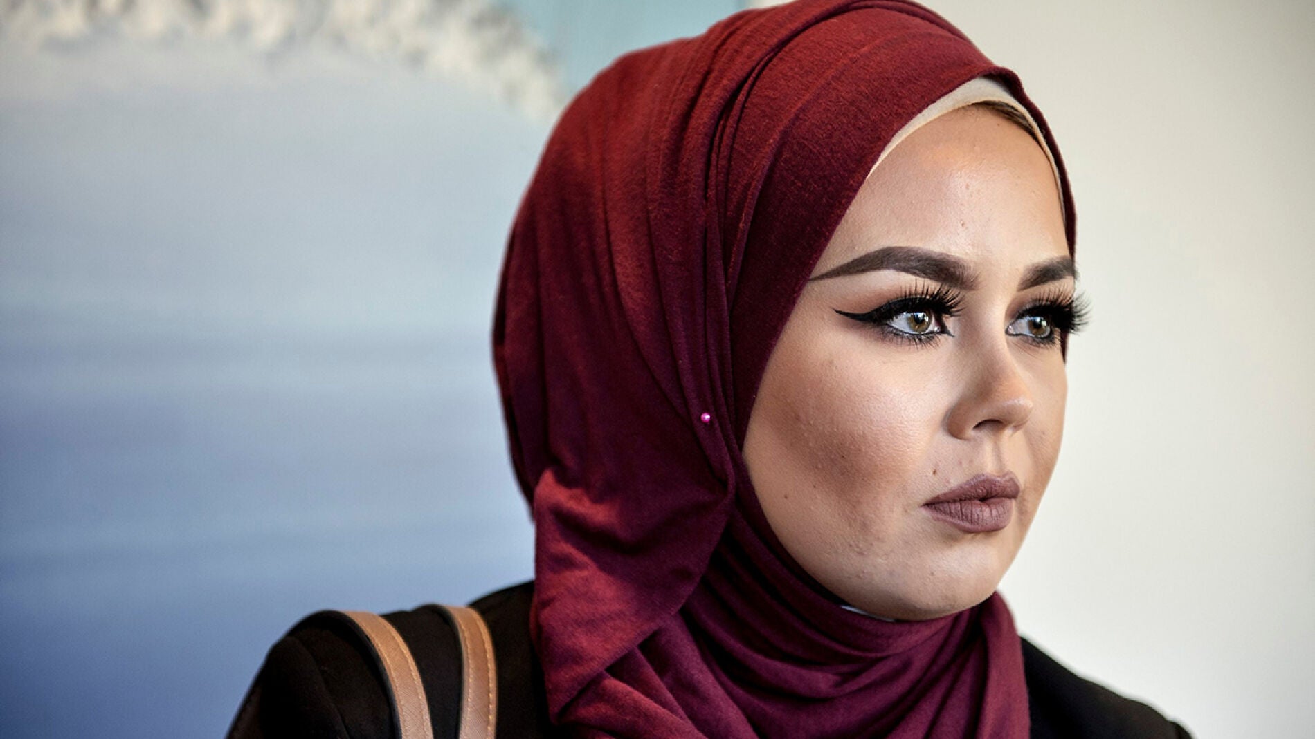 Malika Bayan durante el juicio