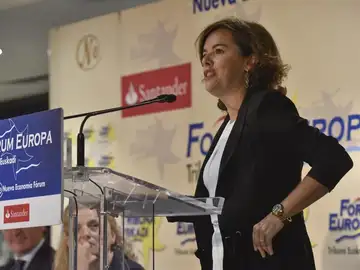 Sáenz de Santamaría en rueda de prensa Sáenz de Santamaría en rueda de prensa