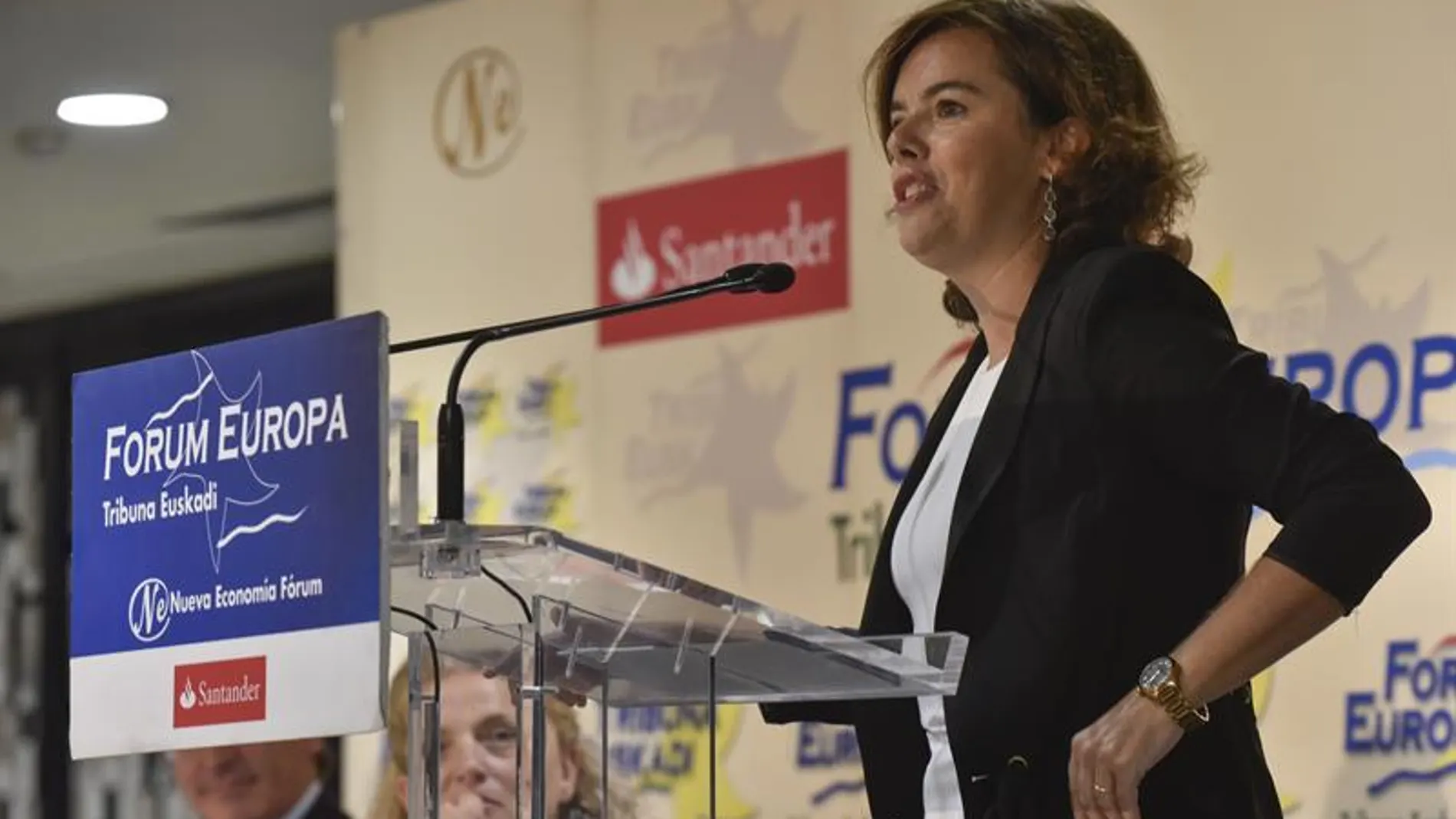 Sáenz de Santamaría en rueda de prensa Sáenz de Santamaría en rueda de prensa