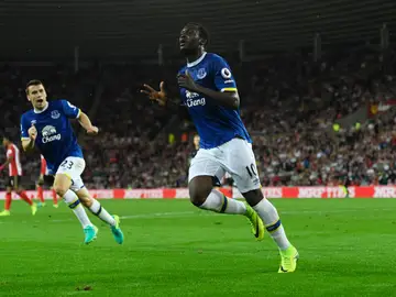 Lukaku celebra uno de sus goles ante el Sunderland Lukaku celebra uno de sus goles ante el Sunderland