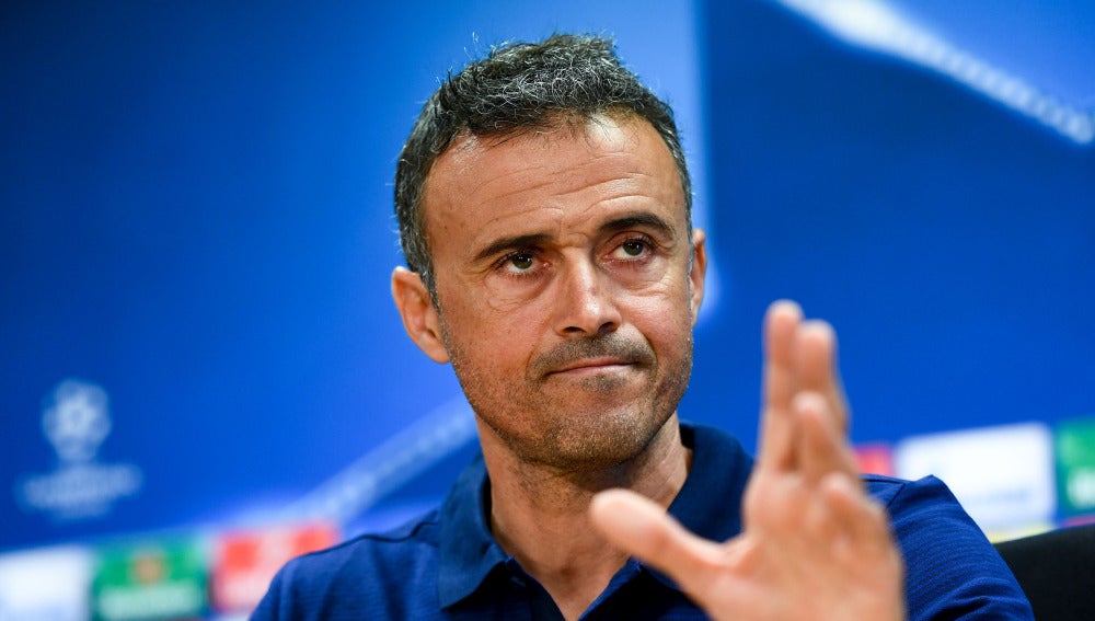 Luis Enrique en rueda de prensa