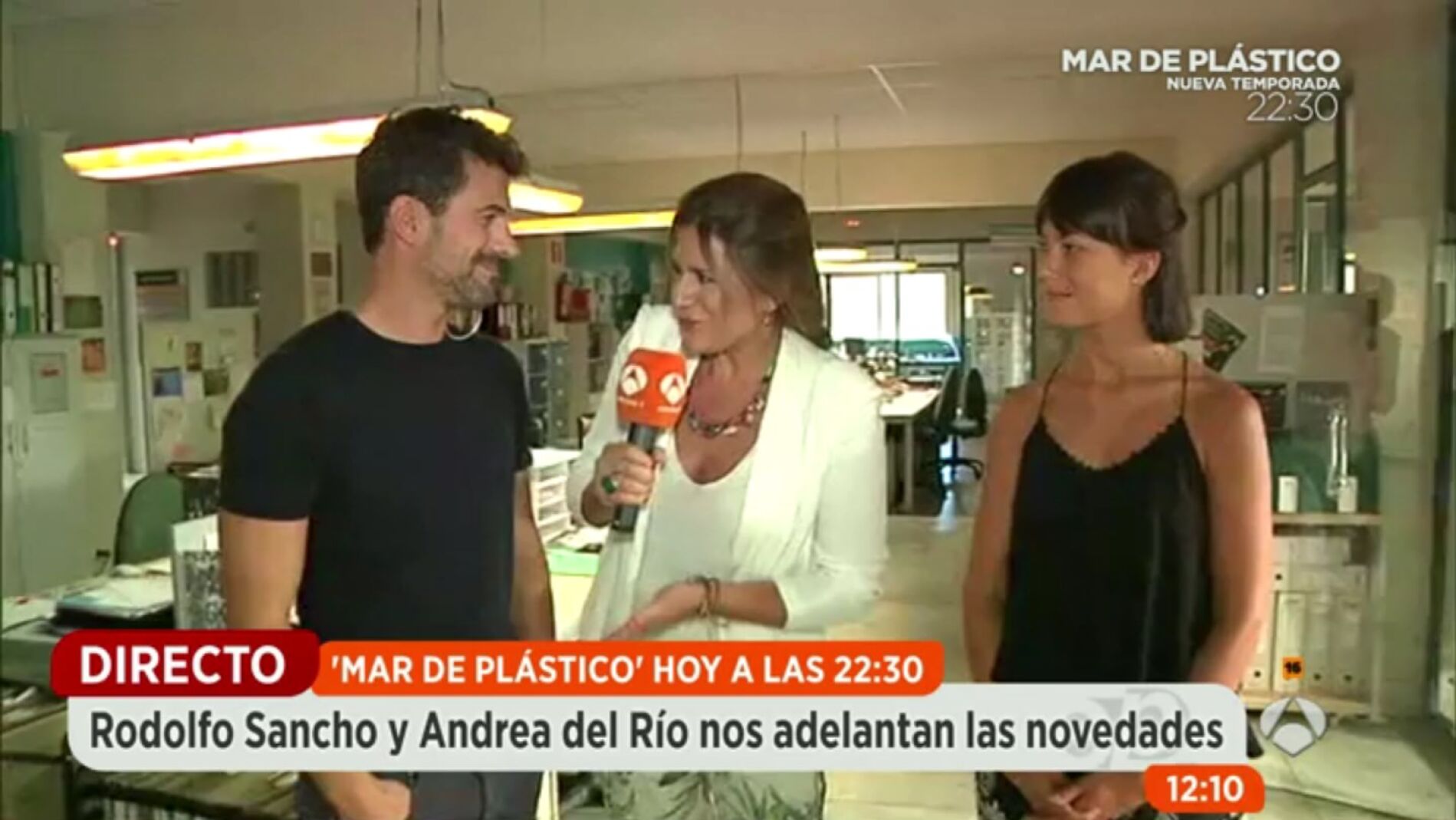 Rodolfo Sancho y Andrea en Espejo P&uacute;blico