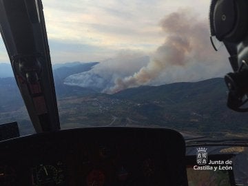 Incendio en León