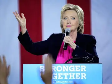 La candidata a la presidencia de EEUU por el partido Demócrata Hillary Clinton La candidata a la presidencia de EEUU por el partido Demócrata Hillary Clinton