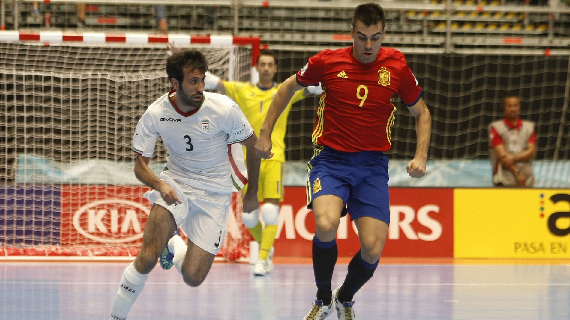 Sergio Lozano, autor del primer gol ante Ir&aacute;n.