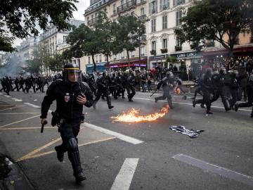 Manifestaciones en Paris