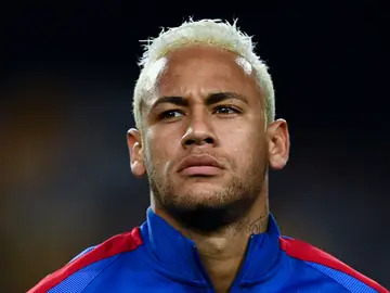 Neymar Jr en el partido contra el Celtic Neymar Jr en el partido contra el Celtic