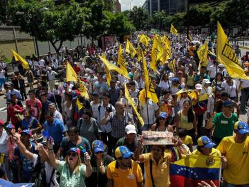 Manifestación en Venezuela