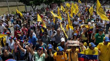 Manifestación en Venezuela