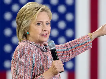 Hillary Clinton en un acto de campaña Hillary Clinton en un acto de campaña