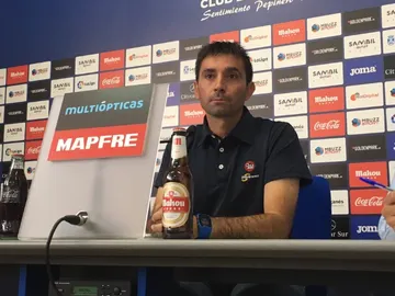 Garitano atiende a los medios en rueda de prensa Garitano atiende a los medios en rueda de prensa