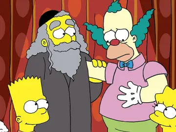 Krusty y su padre Krusty y su padre
