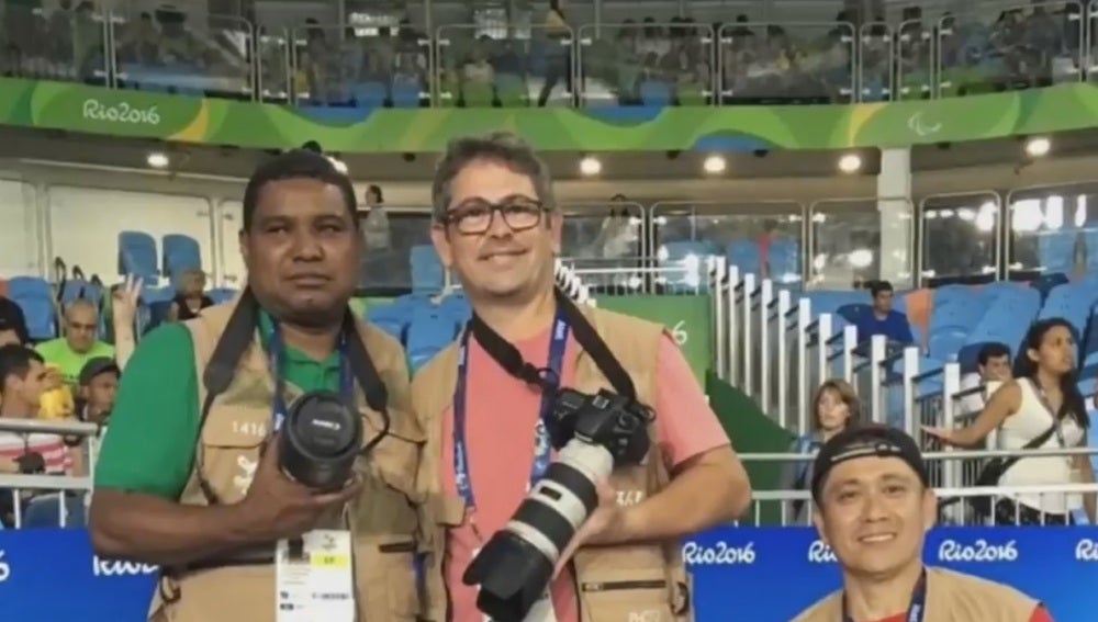João Maia, el primer fotógrafo ciego en cubrir unos Juegos Paralímpicos