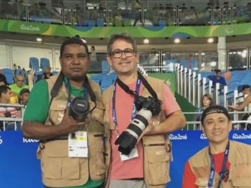 João Maia, el primer fotógrafo ciego en cubrir unos Juegos Paralímpicos