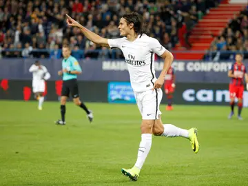 Cavani, consigue un póquer de goles ante el Caen Cavani, consigue un póquer de goles ante el Caen