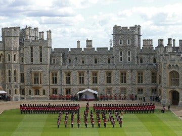 Vista general del castillo de Windsor en Berkshire