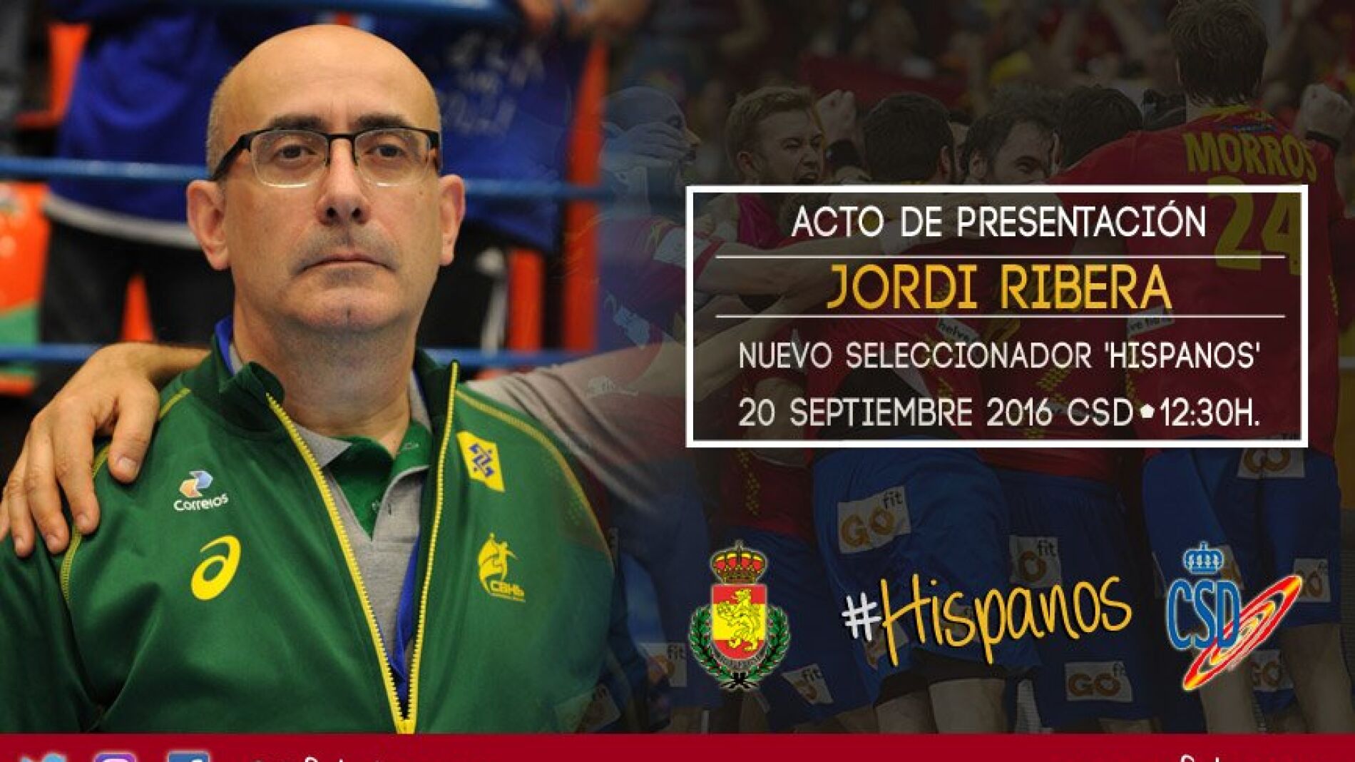 Jordi Ribera, nuevo seleccionador de balonmano