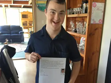 Addison Quinn, el chico con síndrome de Down que está pidiendo un empleo Addison Quinn, el chico con síndrome de Down que está pidiendo un empleo