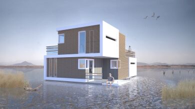 Inventa una casa que se divide en dos partes en caso de divorcio