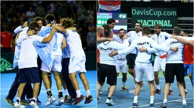 Argentina - Croacia, final de la Copa Davis