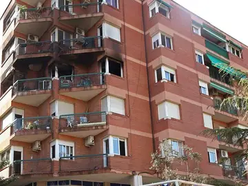 Estado del inmueble de Tortosa donde se produjo la explosión. Estado del inmueble de Tortosa donde se produjo la explosión.