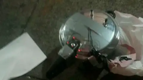 El segundo artefacto no llegó a explotar El segundo artefacto no llegó a explotar