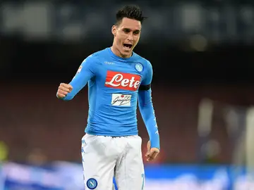 José Callejón celebra un gol con el Nápoles José Callejón celebra un gol con el Nápoles