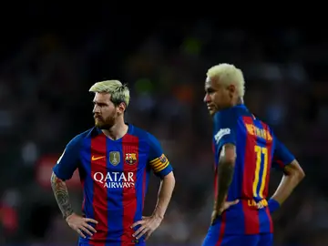 Messi y Neymar, en el Barça Messi y Neymar, en el Barça