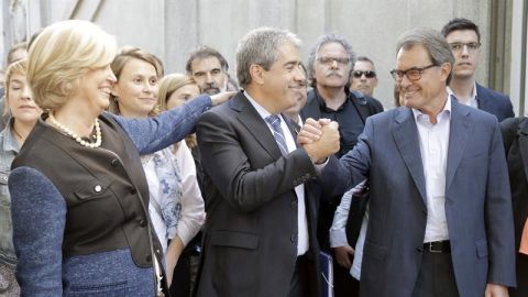 Francesc Homs y Artur Mas