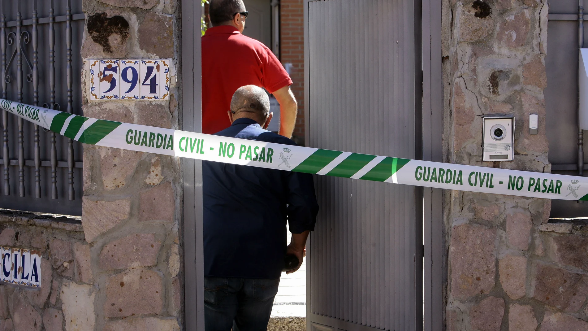 Chalé de Pioz donde se ha producido el suceso Chalé de Pioz donde se ha producido el suceso
