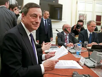 El presidente del Banco Central Europeo (BCE), Mario Dragh El presidente del Banco Central Europeo (BCE), Mario Dragh